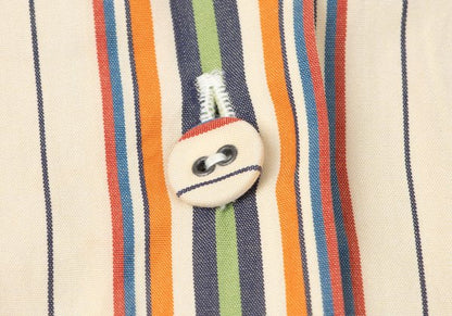ROMEO GIGLI Multi Stripe Short Sleeve T-Shirt Multi Size M