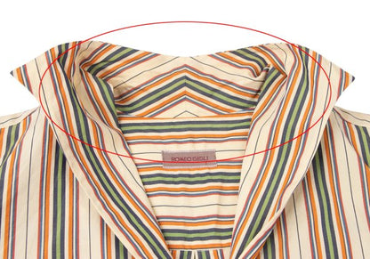 ROMEO GIGLI Multi Stripe Short Sleeve T-Shirt Multi Size M