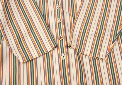 ROMEO GIGLI Multi Stripe Short Sleeve T-Shirt Multi Size M