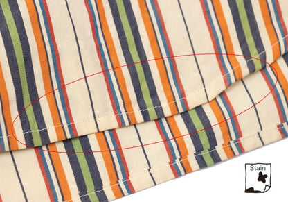ROMEO GIGLI Multi Stripe Short Sleeve T-Shirt Multi Size M
