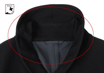 ROMEO GIGLI Nylon Twill Weave Shawl Jacket Black Size 9AT