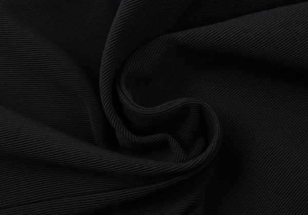 ROMEO GIGLI Nylon Twill Weave Shawl Jacket Black Size 9AT