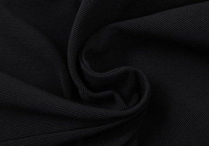 ROMEO GIGLI Nylon Twill Weave Shawl Jacket Black Size 9AT