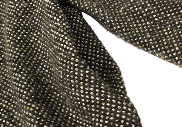 GIGLI Wool Tuck Collar Half Coat Brown Size 38