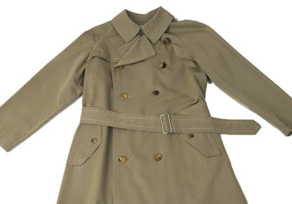 COMME des GARCONS Wool Trench Coat Beige Size M