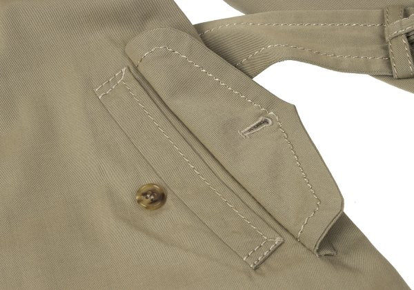 COMME des GARCONS Wool Trench Coat Beige Size M