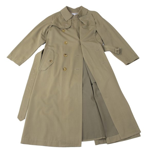 COMME des GARCONS Wool Trench Coat Beige Size M