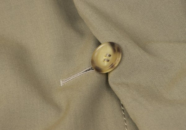 COMME des GARCONS Wool Trench Coat Beige Size M