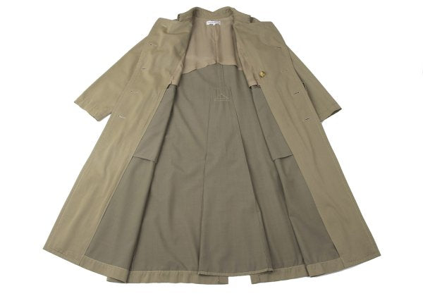 COMME des GARCONS Wool Trench Coat Beige Size M