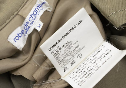 COMME des GARCONS Wool Trench Coat Beige Size M