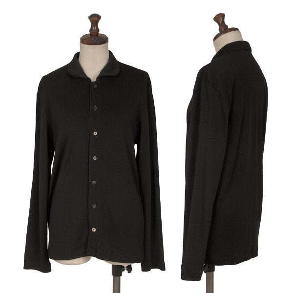 COMME des GARCONS tricot Wool Rib Knit Sweater Black Size M