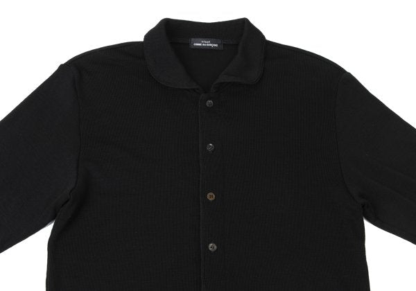 COMME des GARCONS tricot Wool Rib Knit Sweater Black Size M