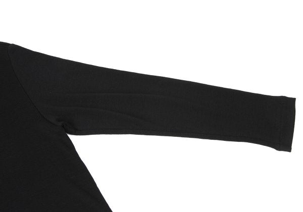 COMME des GARCONS tricot Wool Rib Knit Sweater Black Size M