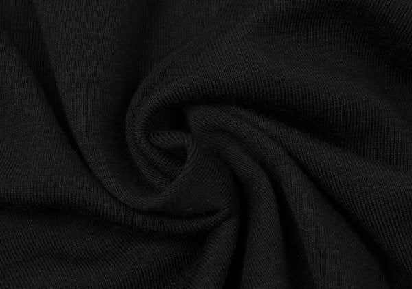 COMME des GARCONS tricot Wool Rib Knit Sweater Black Size M