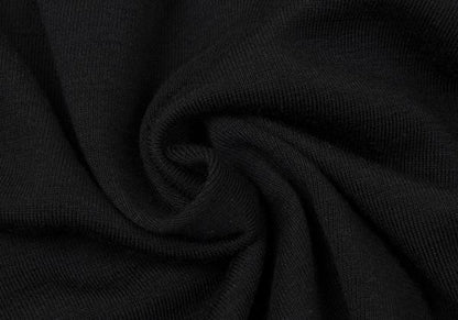 COMME des GARCONS tricot Wool Rib Knit Sweater Black Size M