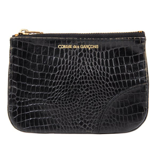 COMME des GARCONS Embossed Wallet Black