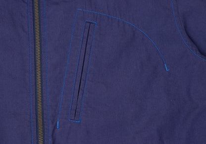 ISSEY MIYAKE MEN Cotton Zip Shirt Jacket Navy Size 2