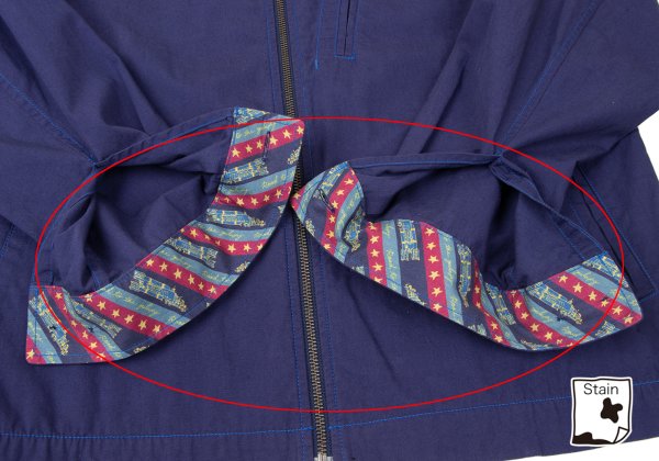 ISSEY MIYAKE MEN Cotton Zip Shirt Jacket Navy Size 2