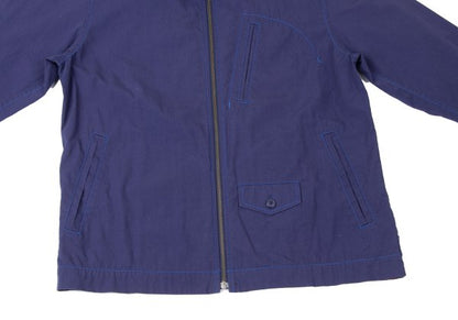 ISSEY MIYAKE MEN Cotton Zip Shirt Jacket Navy Size 2