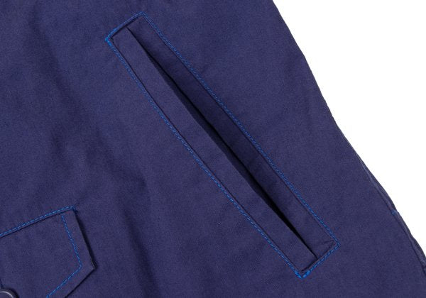 ISSEY MIYAKE MEN Cotton Zip Shirt Jacket Navy Size 2