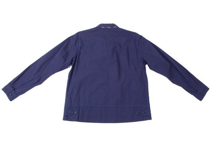 ISSEY MIYAKE MEN Cotton Zip Shirt Jacket Navy Size 2