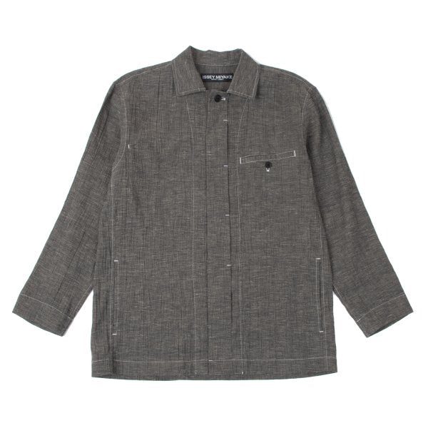 ISSEY MIYAKE MEN WHITE LABEL White Stitch Jacket Gray Size M