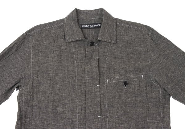 ISSEY MIYAKE MEN WHITE LABEL White Stitch Jacket Gray Size M