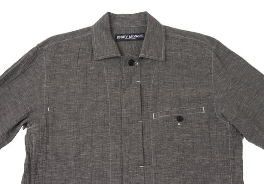 ISSEY MIYAKE MEN WHITE LABEL White Stitch Jacket Gray Size M