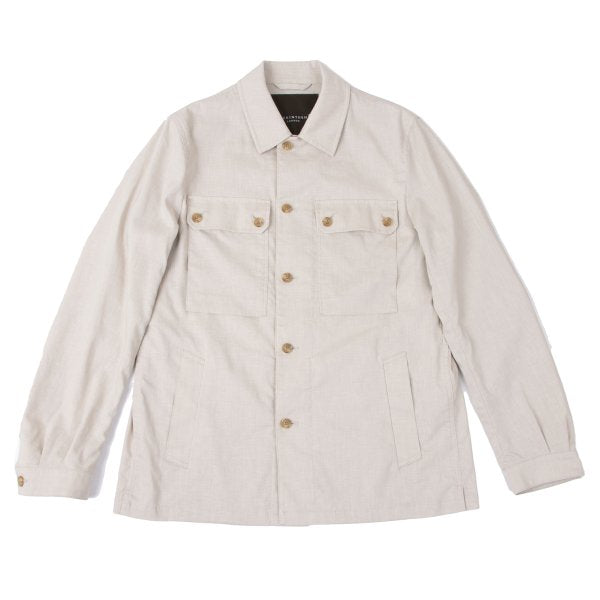 Mackintosh MACINTOSH Linen Blend Safari Jacket Beige Size 38