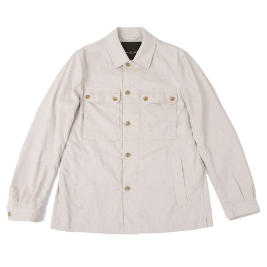 Mackintosh MACINTOSH Linen Blend Safari Jacket Beige Size 38