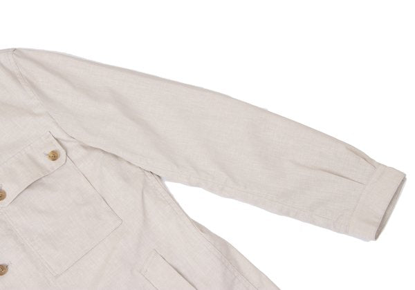 Mackintosh MACINTOSH Linen Blend Safari Jacket Beige Size 38