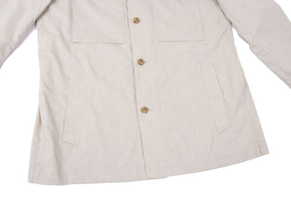 Mackintosh MACINTOSH Linen Blend Safari Jacket Beige Size 38