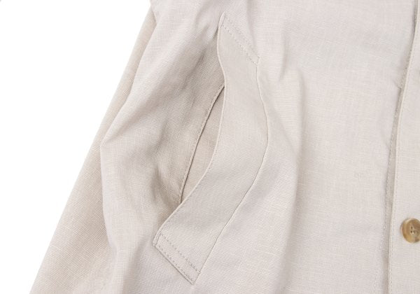 Mackintosh MACINTOSH Linen Blend Safari Jacket Beige Size 38