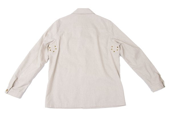 Mackintosh MACINTOSH Linen Blend Safari Jacket Beige Size 38