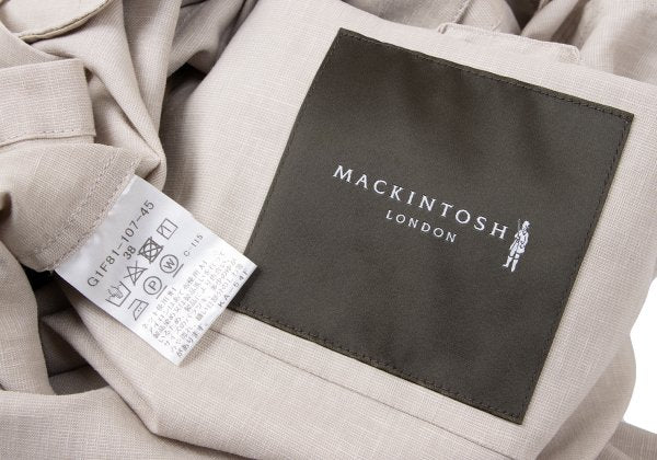 Mackintosh MACINTOSH Linen Blend Safari Jacket Beige Size 38