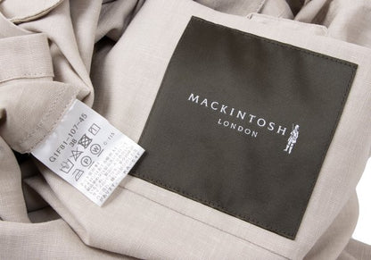 Mackintosh MACINTOSH Linen Blend Safari Jacket Beige Size 38