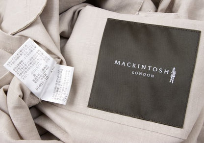 Mackintosh MACINTOSH Linen Blend Safari Jacket Beige Size 38