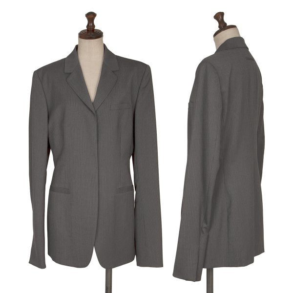 Jean Paul GAULTIER CLASSIQUE Wool Light Gray Jacket Size 42