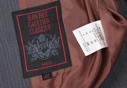 Jean Paul GAULTIER CLASSIQUE Wool Light Gray Jacket Size 42
