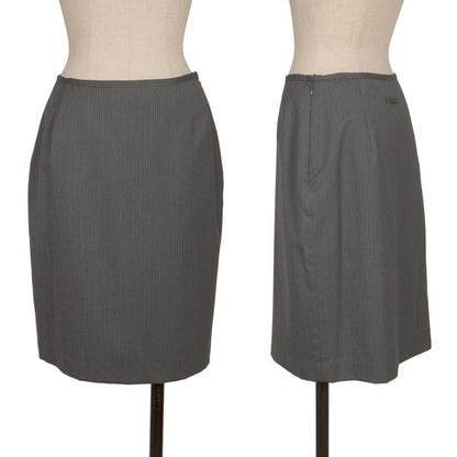 Jean Paul GAULTIER CLASSIQUE Wool Light Gray Skirt Size 40