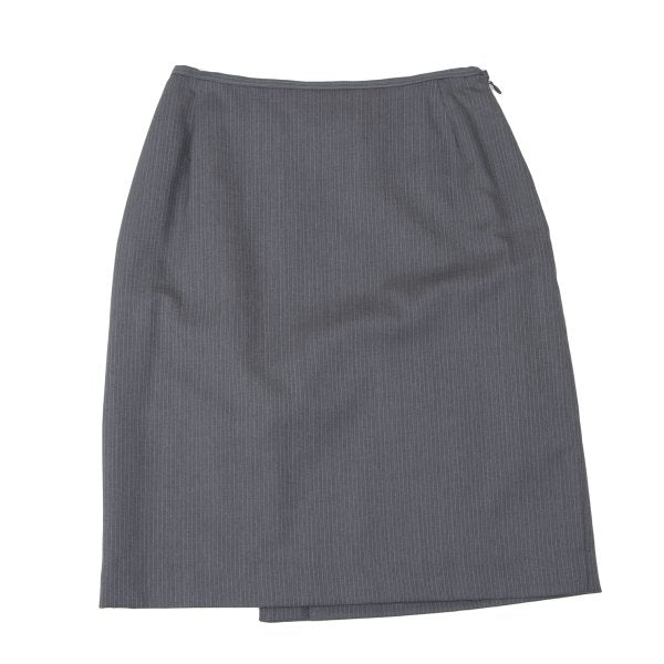 Jean Paul GAULTIER CLASSIQUE Wool Light Gray Skirt Size 40