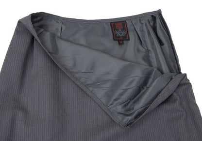 Jean Paul GAULTIER CLASSIQUE Wool Light Gray Skirt Size 40