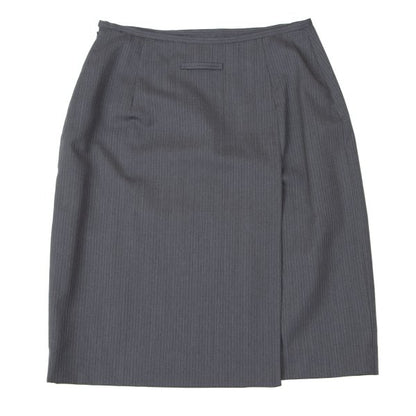 Jean Paul GAULTIER CLASSIQUE Wool Light Gray Skirt Size 40