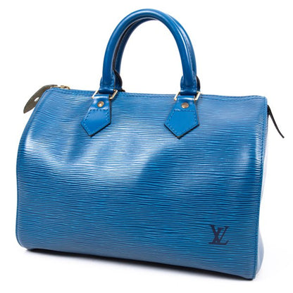 Louis Vuitton Epi Speedy 30 Bag Blue
