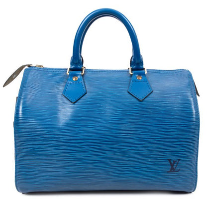 Louis Vuitton Epi Speedy 30 Bag Blue