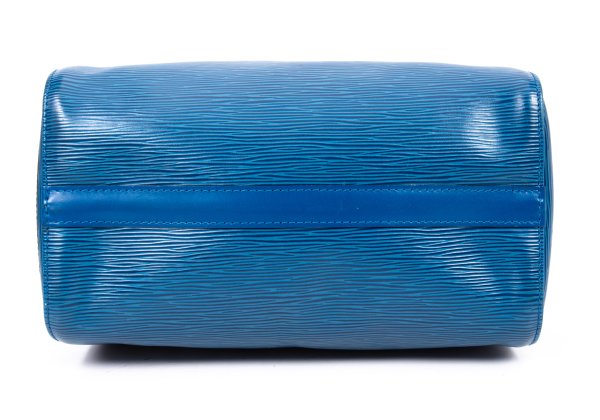 Louis Vuitton Epi Speedy 30 Bag Blue