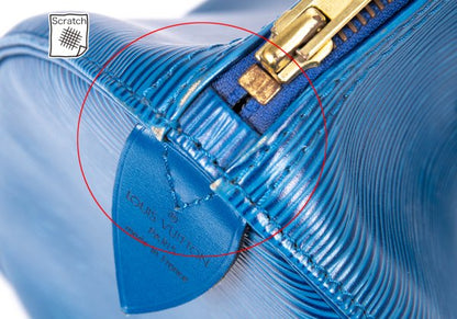 Louis Vuitton Epi Speedy 30 Bag Blue