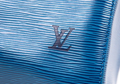 Louis Vuitton Epi Speedy 30 Bag Blue