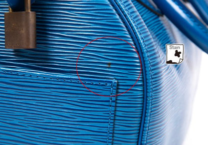 Louis Vuitton Epi Speedy 30 Bag Blue