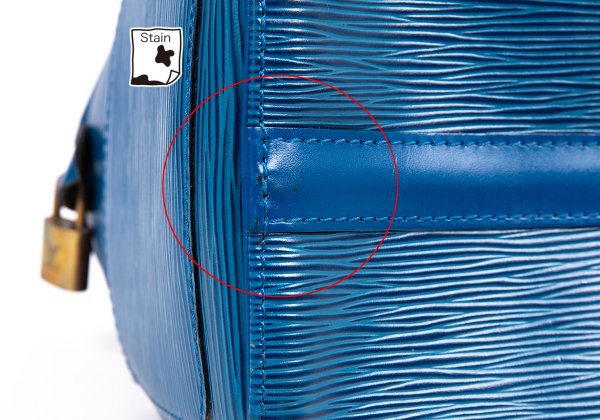 Louis Vuitton Epi Speedy 30 Bag Blue